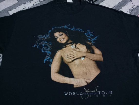 Vintage Janet Jackson singer t- shirt