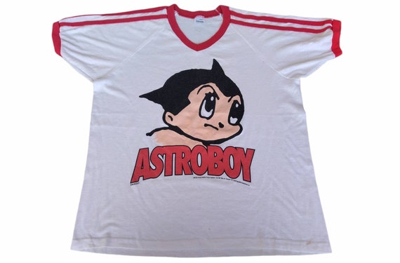 kaiji アストロボーイ astro boy Tシャツ ホワイト Vintage 90's Astro Boy White Large Tshirt Mighty Atom Japanese