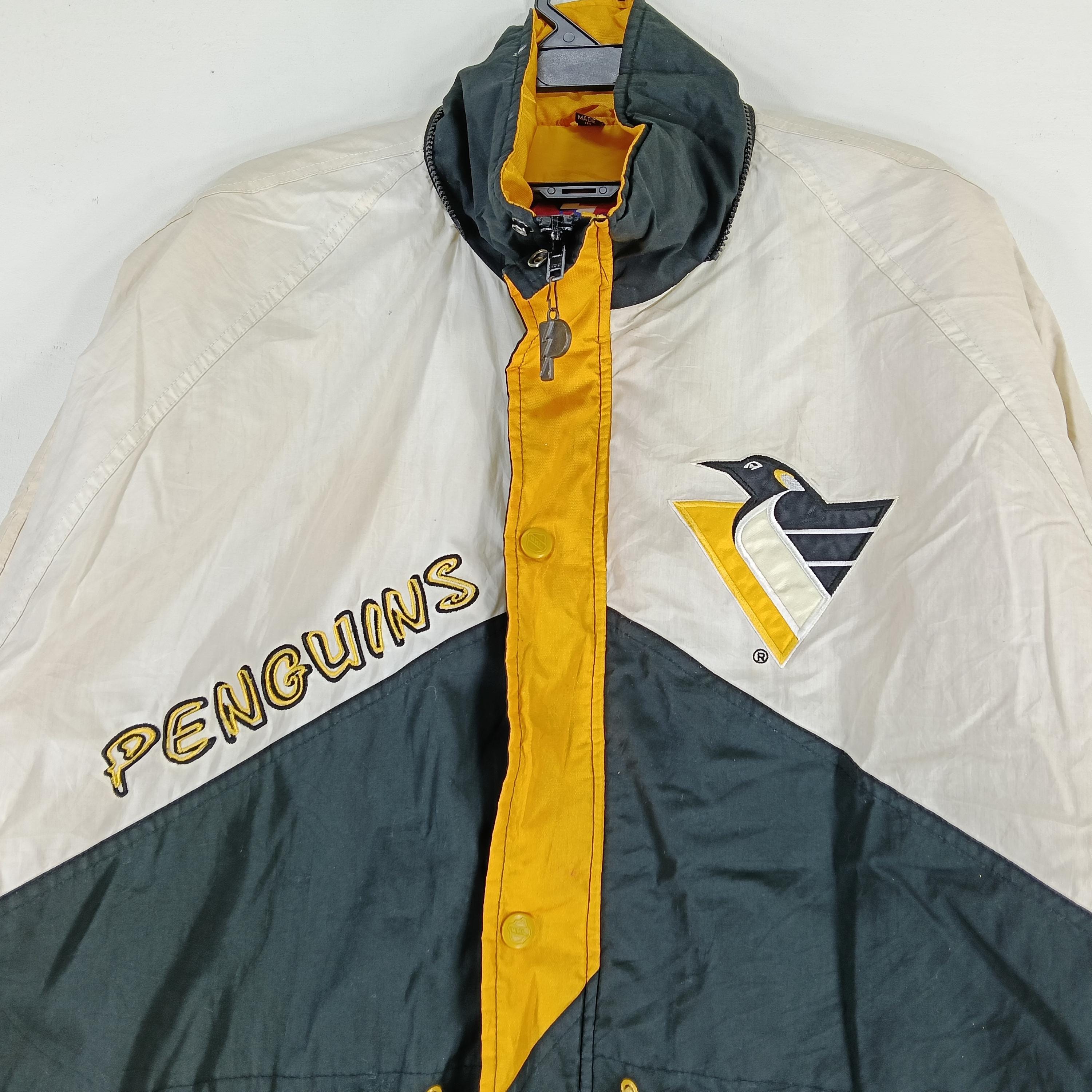 Vintage the Pittsburgh Penguins Professional Ice Hockey Yellow 