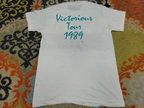 Vintage 80's Chicago American Rock Band White Large T Shirt