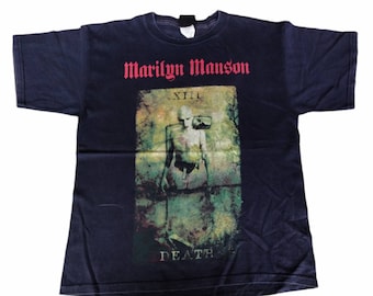 Marilyn Manson MM Logo 2008 North American Tour Band Shirt - Etsy