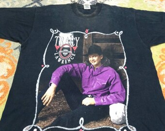 Vintage 90's Tracy Lawrence American Music Singer Country