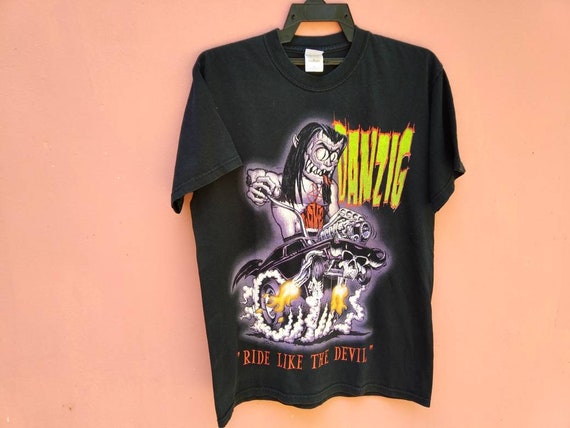 Vintage Danzig American Heavy Metal Band Medium Black T Shirt Vintage Danzig American Heavy Metal Band Medium Black T Shirt