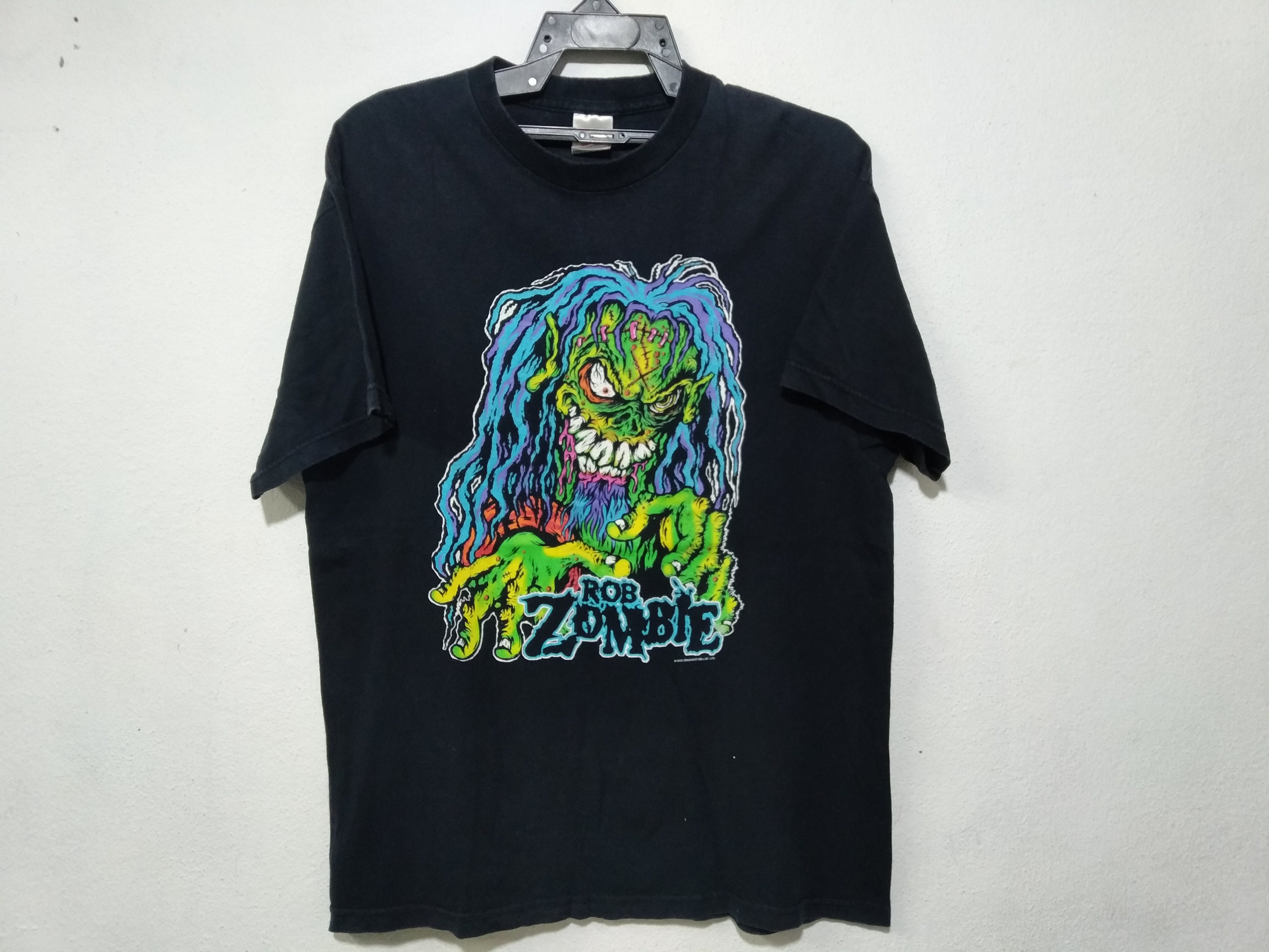 90s rob zombie vintage t-shirt 当時物 Rob Zombie - Vintage 90s - Hellbilly Deluxe 1998 - Metal Hard Rock