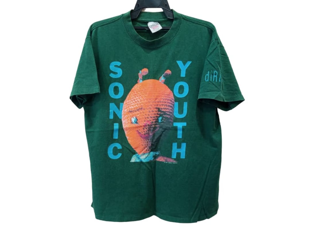 Vintage 90's Sonic Youth Dirty Green Large T Shirt Sonic