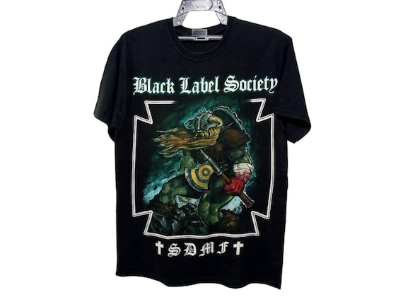 O*A様 【希少】Black Label Society バンド Vintage Vintage Black Label Society Band Black Medium T Shirt Genres Music