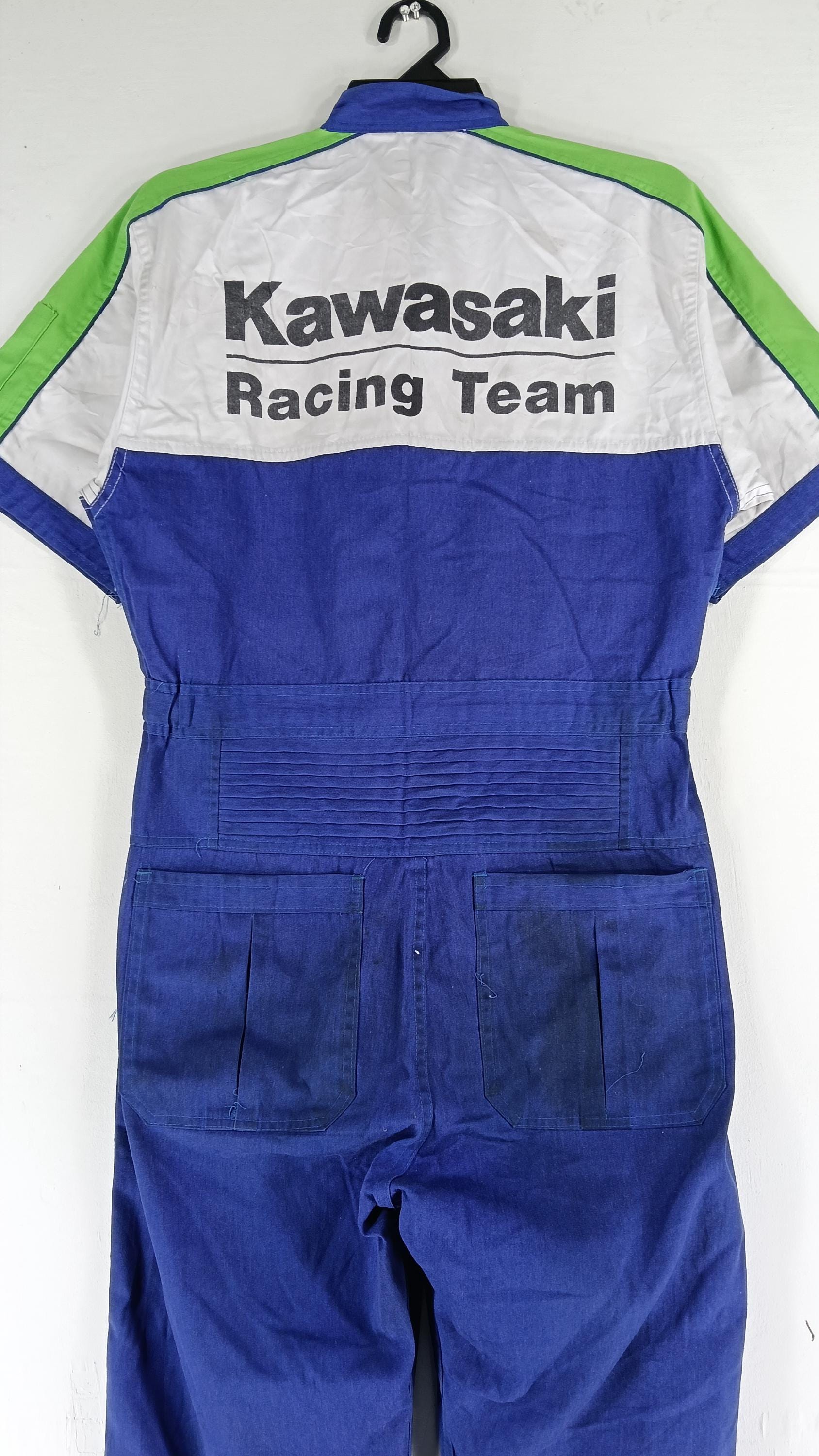 Vintage 90's Kawasaki Motorsport Coverall Medium Multicolor Jdm