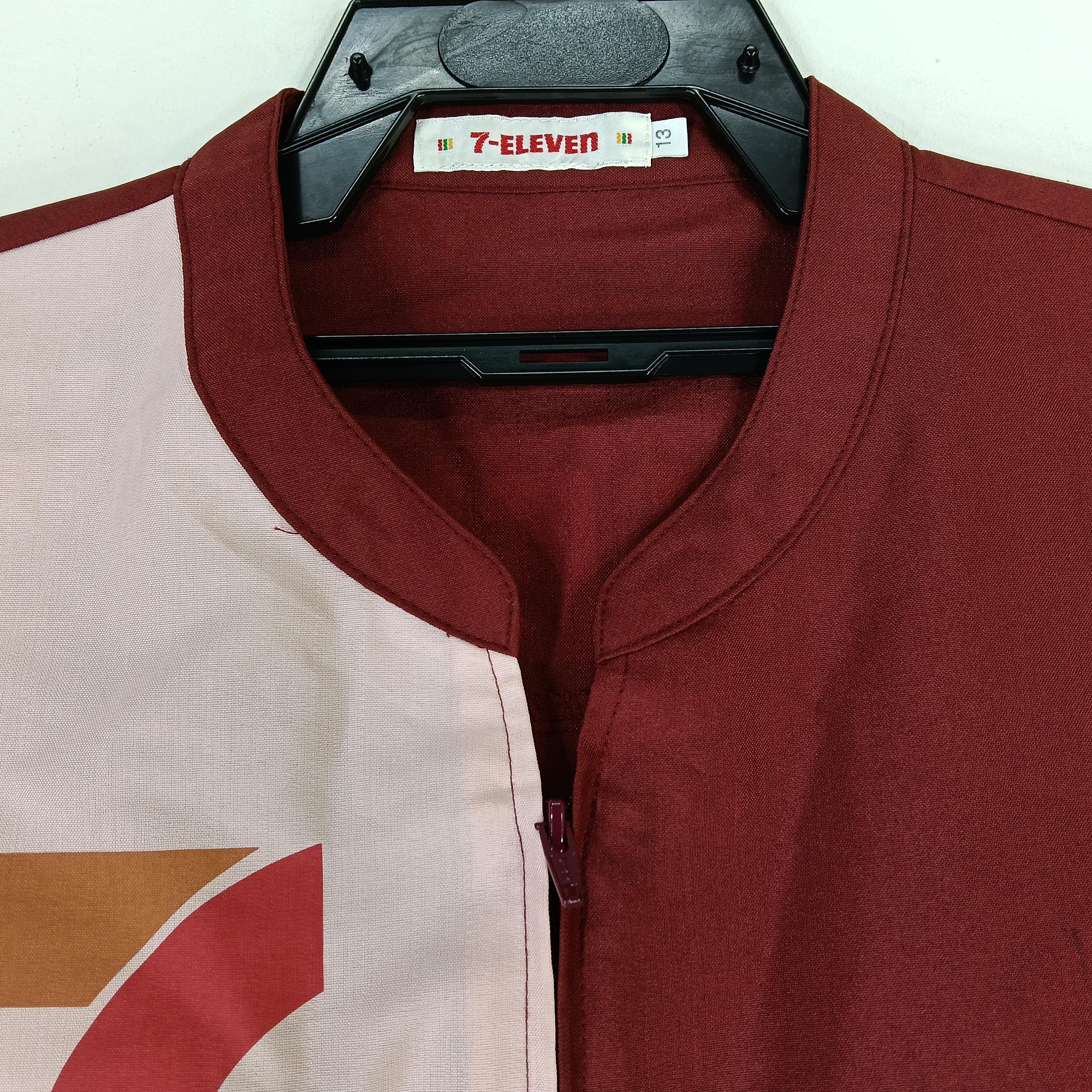 Vintage 7-eleven Workers Shirt Medium Vtg Japan Seven Eleven