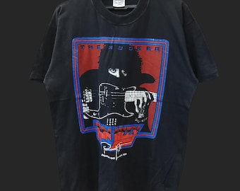 Vintage 90's Stratovarius Metal Band Black Large T Shirt Tee