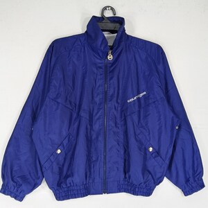 Vintage 90's Courreges Paris Sport Futur Blue Large Jacket Courreges Zipper Jacket Sportwear Sport Jacket Size L image 3