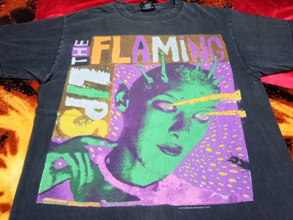 Vintage The Flaming Lips band 90s men t shirt