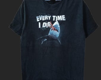 Every Time I Die JAWS Vintage バンド Tee XL Every Time I Die - Vintage - Hot Damn! 2003 - Hardcore Metal Band