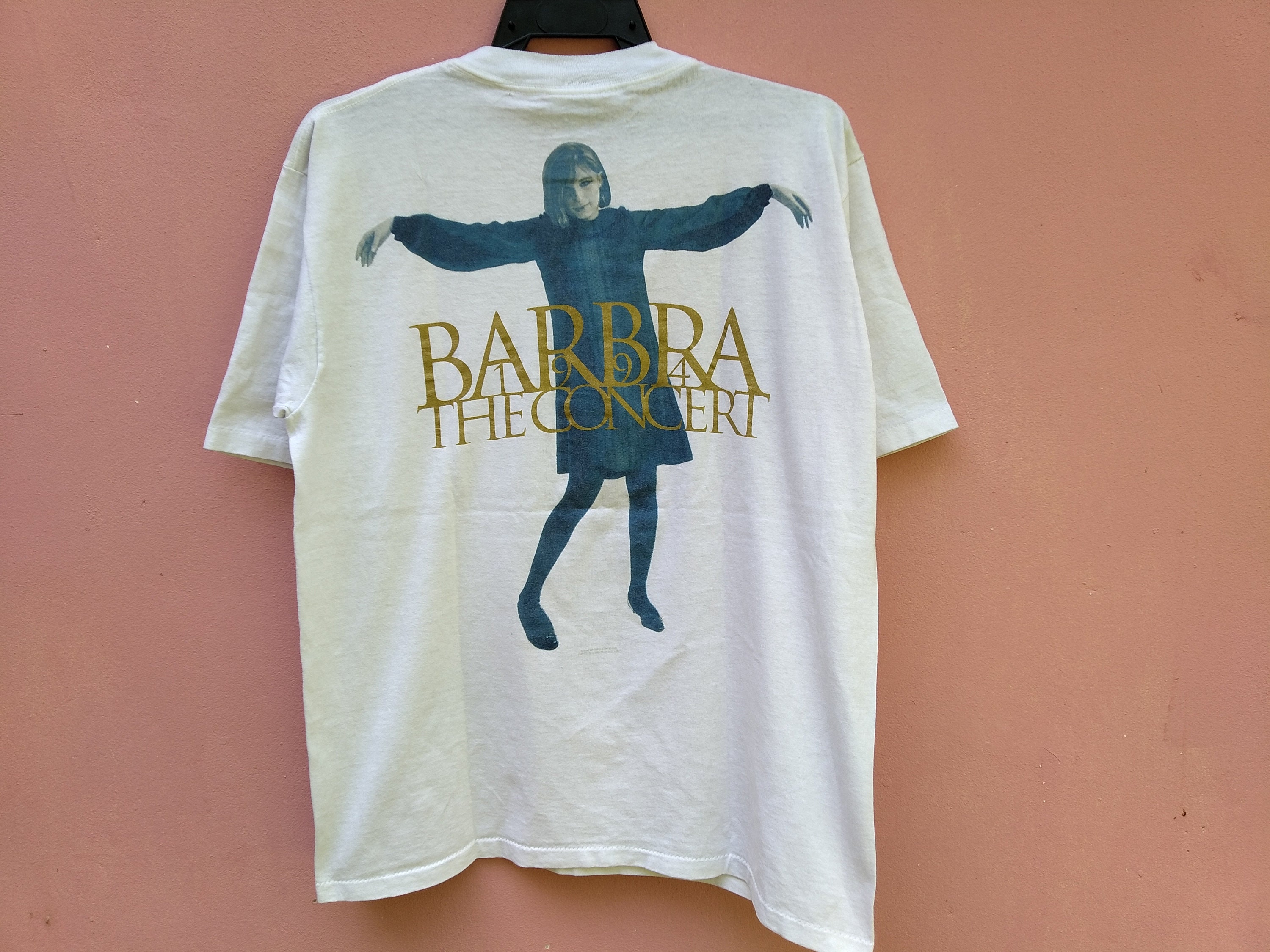 Vintage Barbra Streisand the Concert Medium White T Shirt American