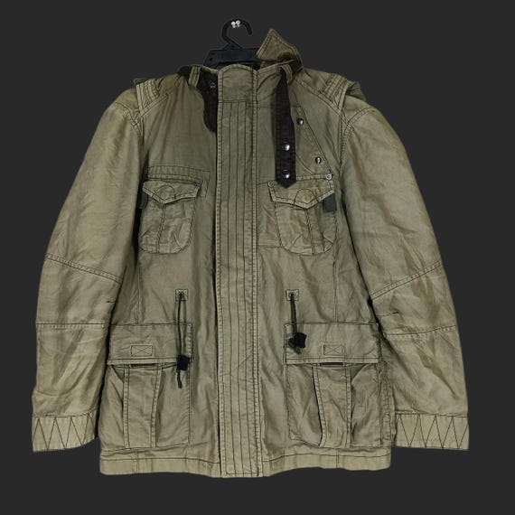 Vintage 90's PPFM Japanese Brand Olive Green Medium Jacket PPFM