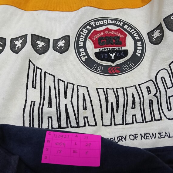 Vintage Canterbury of New Zealand Multicolor Haka Warch Polo Rugby