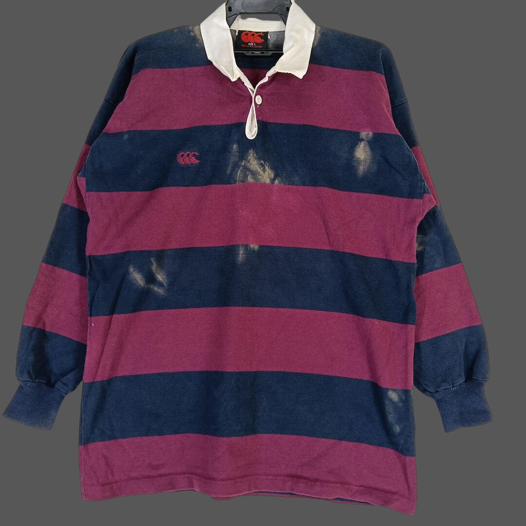 Vintage 90's Canterbury of New Zealand Rugby Large Polo Shirt