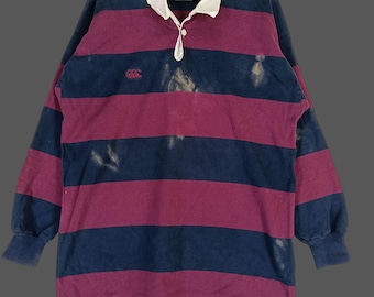 Vintage 90's Canterbury of New Zealand Rugby Large Polo Shirt
