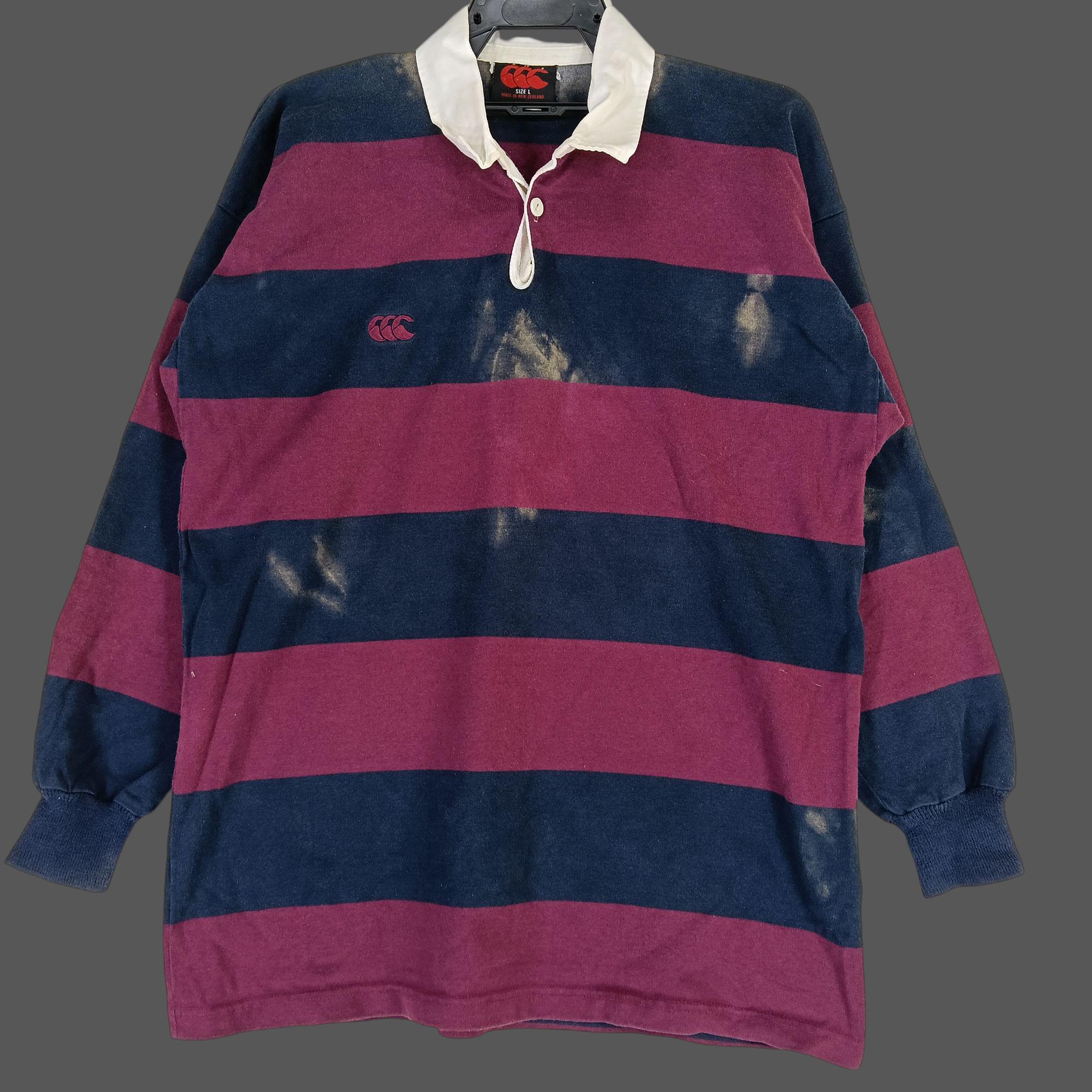 Vintage 90's Canterbury of New Zealand Rugby Large Polo Shirt