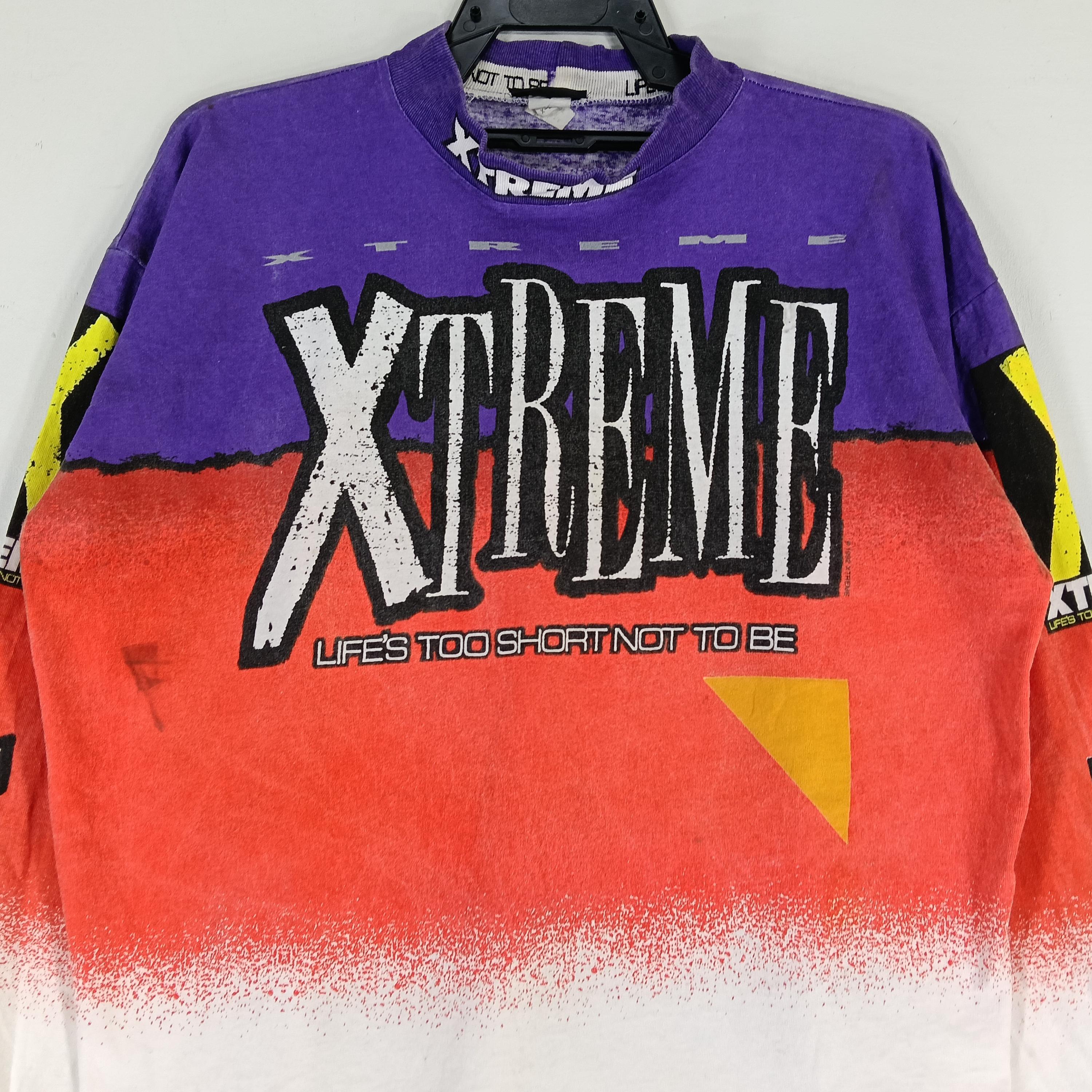 Vintage 90's Extreme Life's Too Short Like Not to Be Multicolor