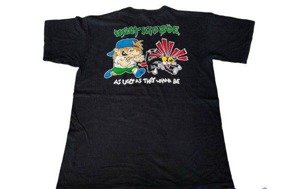 Vintage 90' Ugly Kid Joe American Rock Band Black Medium T Shirt