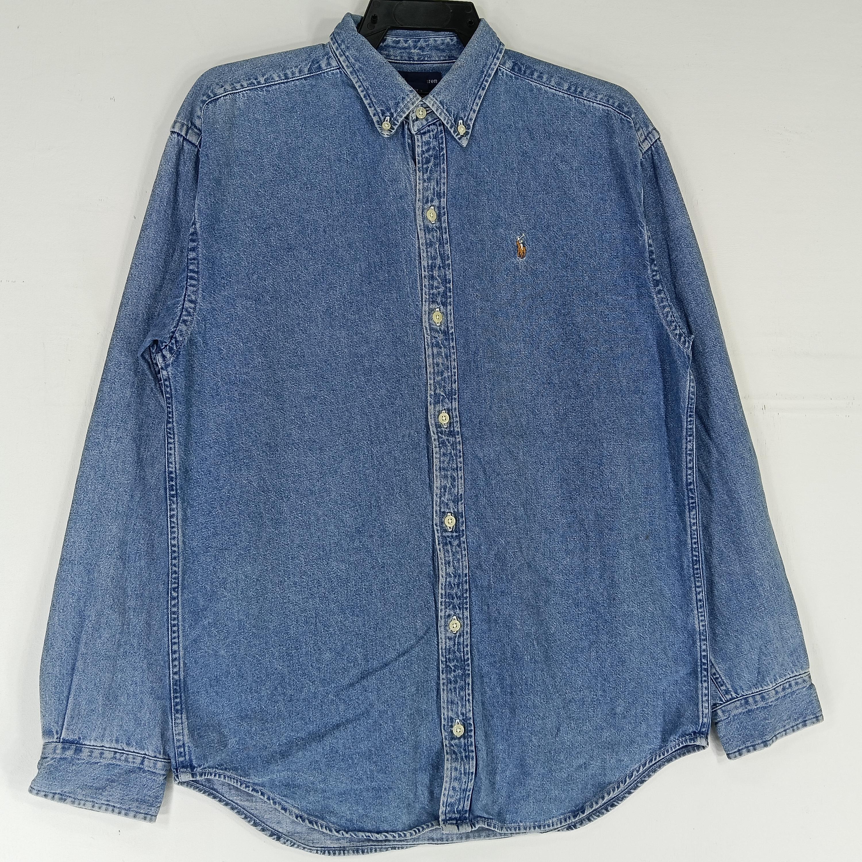 Vintage Polo Country Ralph Lauren Jeans Shirt Xlarge 90s