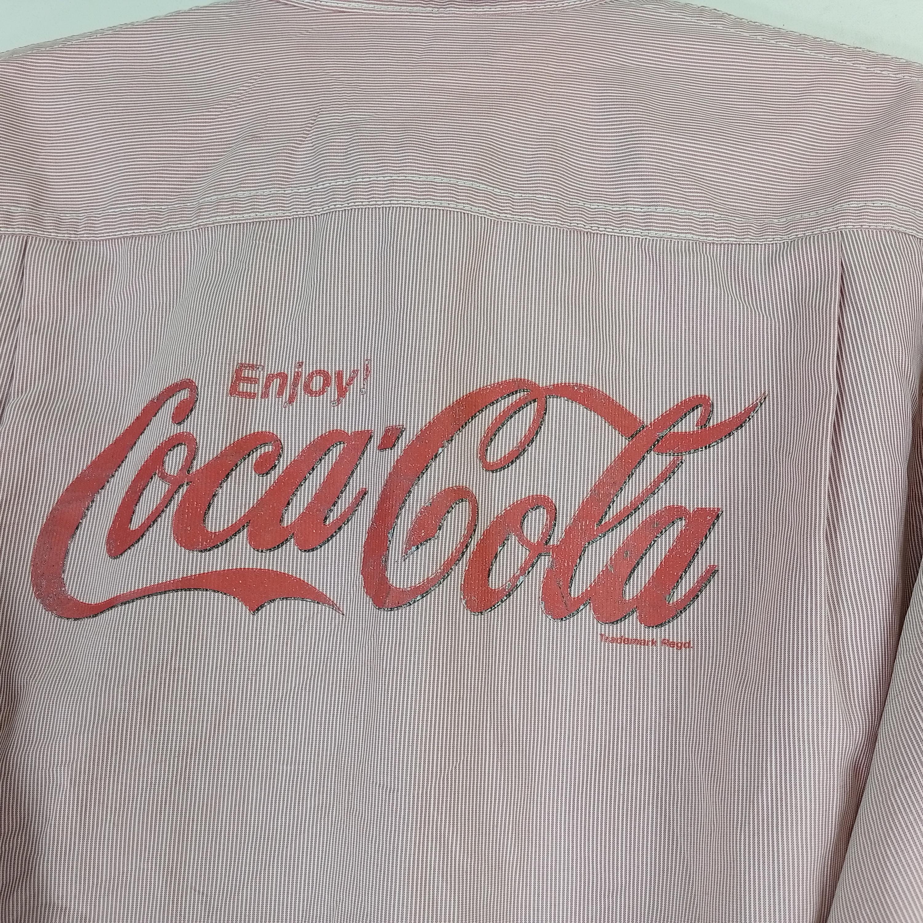90年代ヴィンテージ コカコーラ ユニフォーム 作業員用ストライプ 90年代ヴィンテージ コカコーラ ユニフォーム 作業員用ストライプ