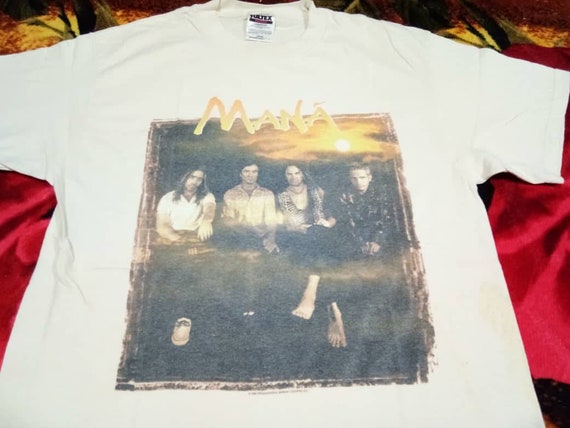Vintage Mana band 90s men's t shirt