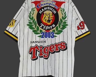Vintage 90's Hanshin Tiger Japanese Baseball Team Large Kimono