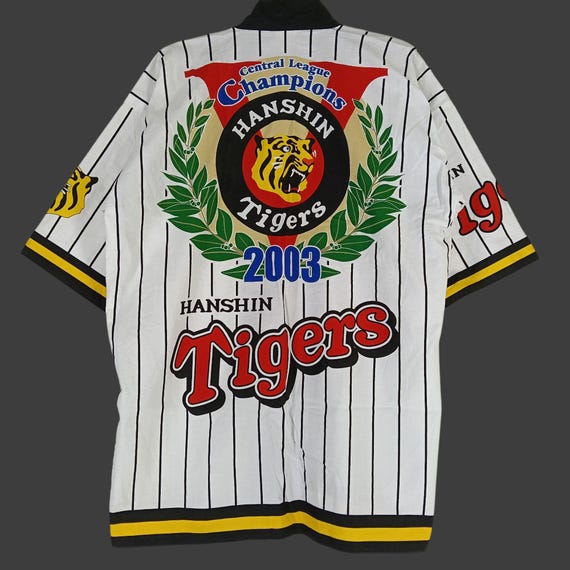 Vintage Y2k Hanshin Tiger Japanese Baseball Team Large Kimono