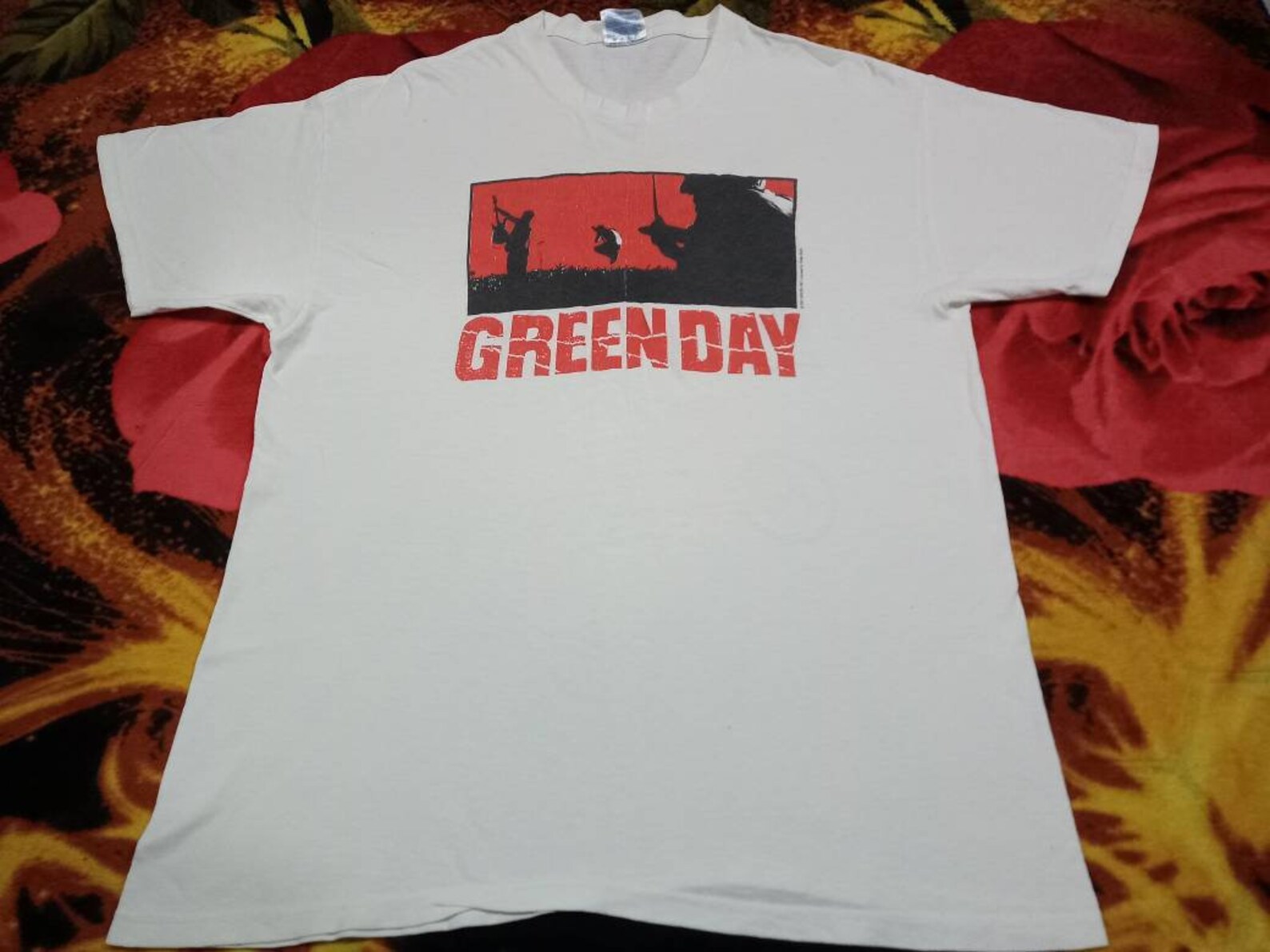 Vintage Green Day punk rock band music concert men's t Etsy