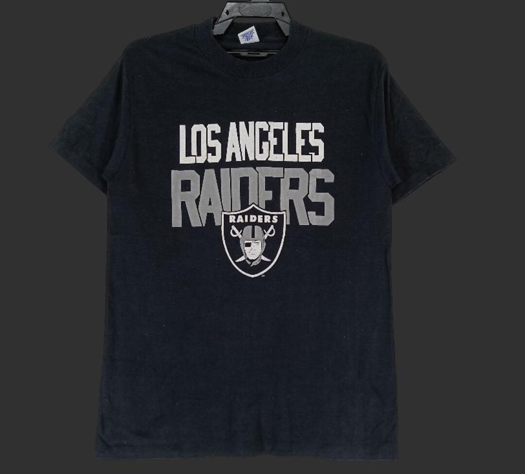 Vintage 90's Los Angeles Raider American Football Team Black Large