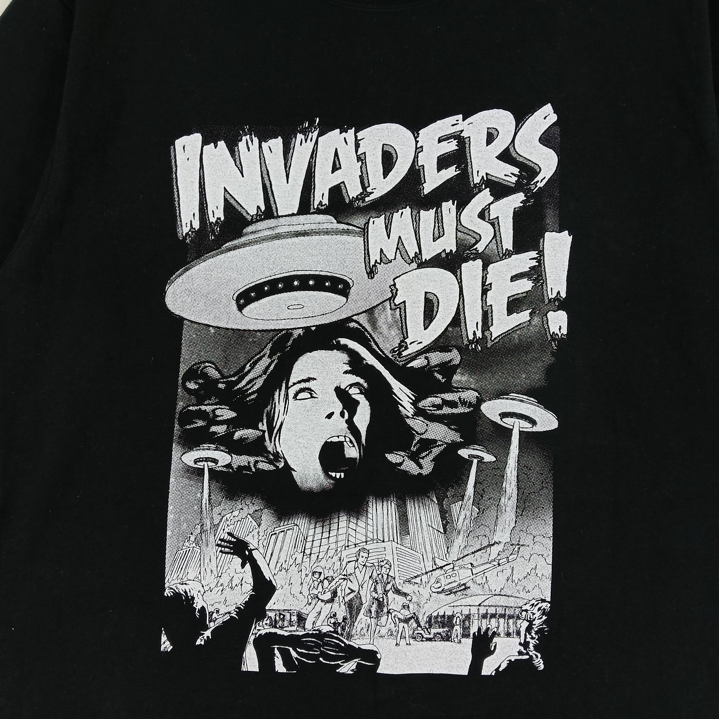 The Prodigy 公式　Invaders Must Die Tシャツ　L Invaders Must Die T Shirt Cotton 6XL The Prodigy Music Dance