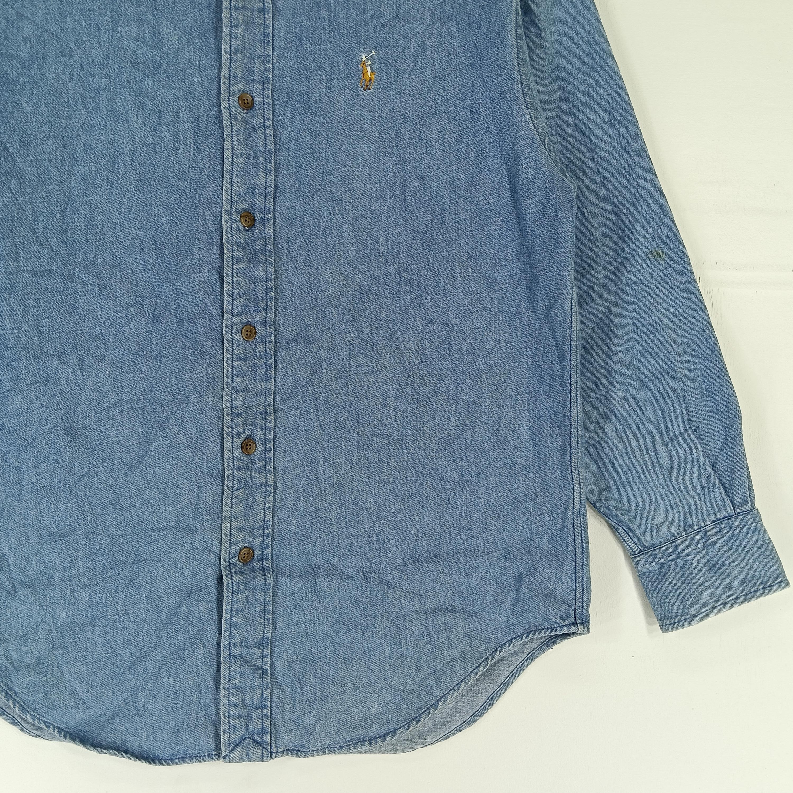 Vintage Polo Country Ralph Lauren Jeans Shirt Small 90s Polo Pony