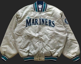 Vintage 1990s Majestic Seattle Mariners MLB Baseball Jacket -2XL