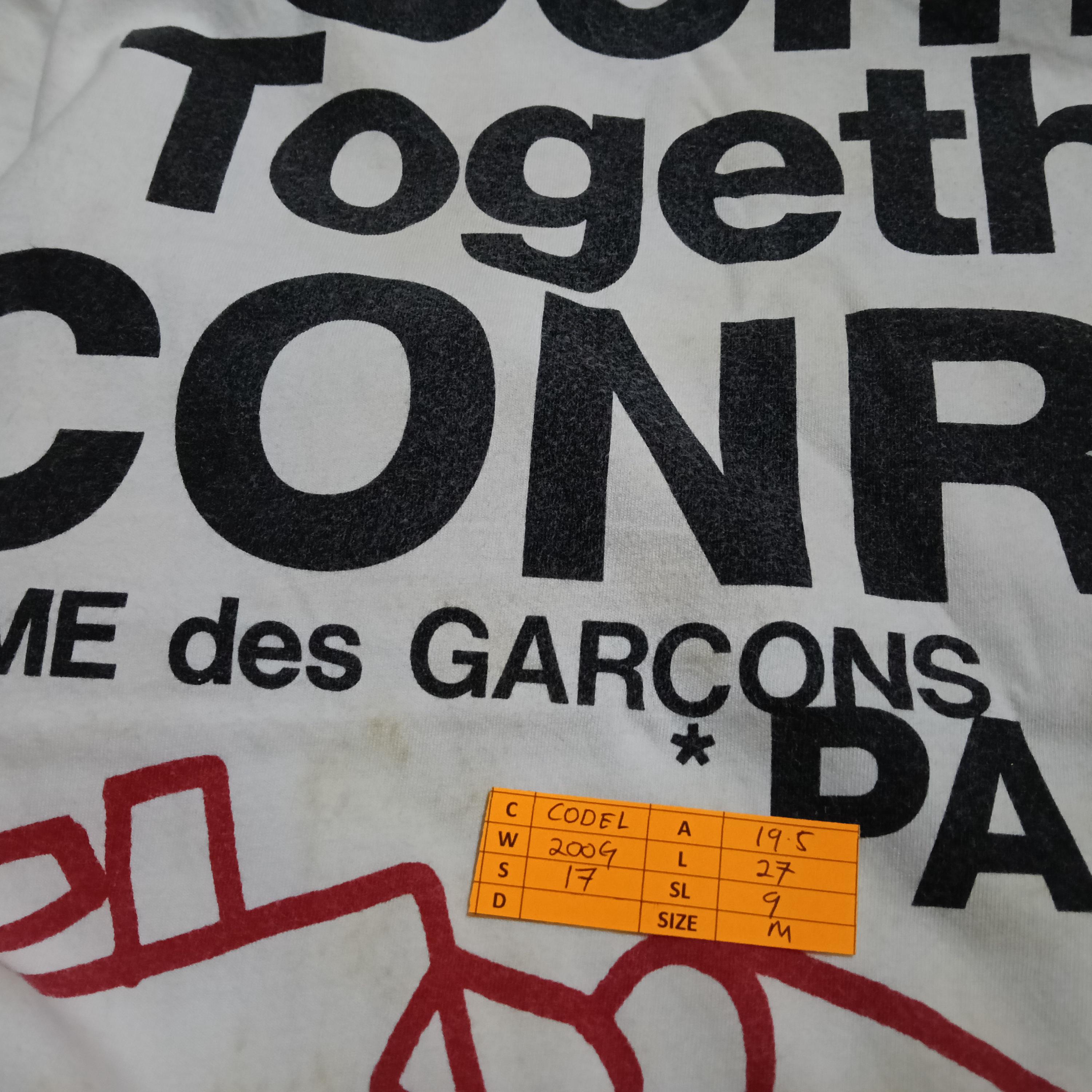 Vintage 90's Comme Des Garcons Japanes Brand Medium White T Shirt
