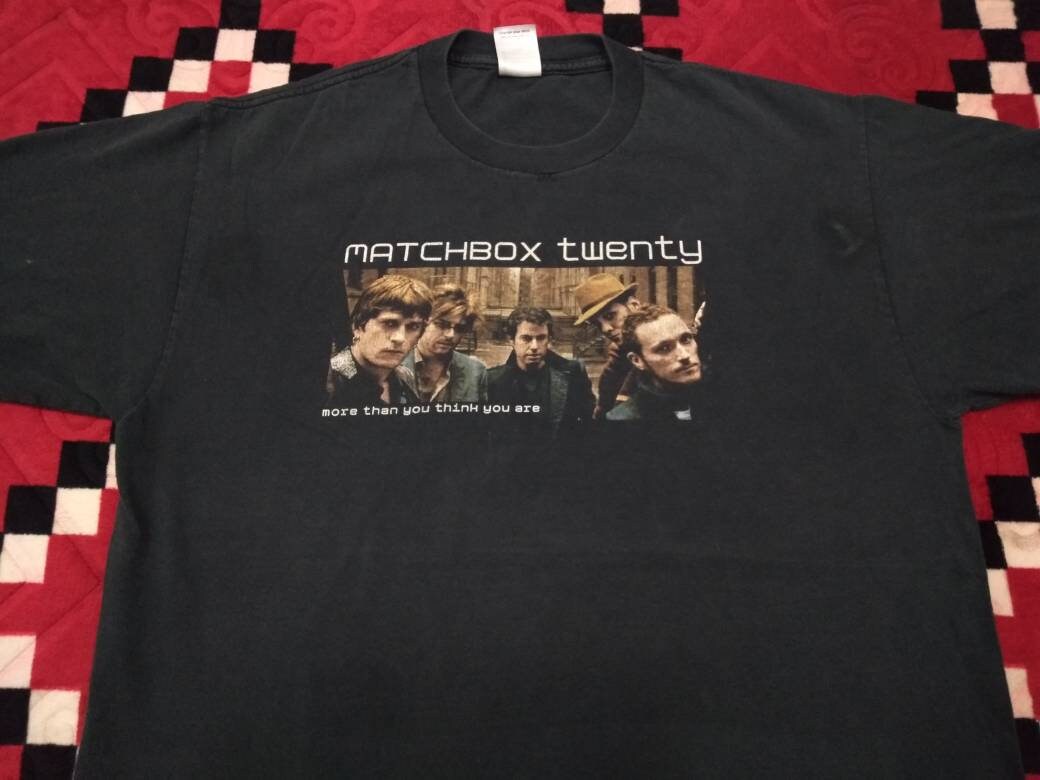 Vintage Match Box Twenty Black Large T Shirt More Than You Think