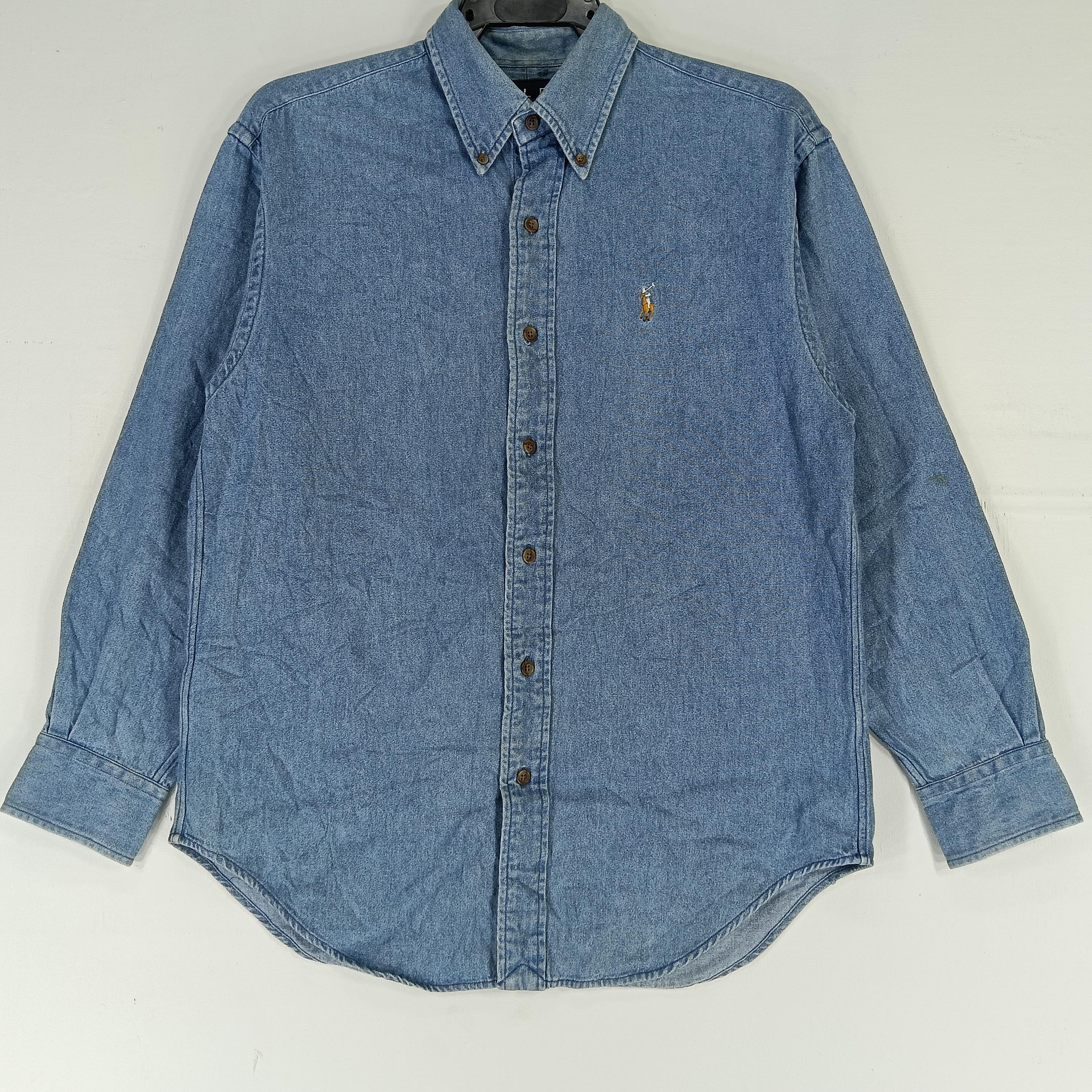 Vintage Polo Country Ralph Lauren Jeans Shirt Small 90s Polo