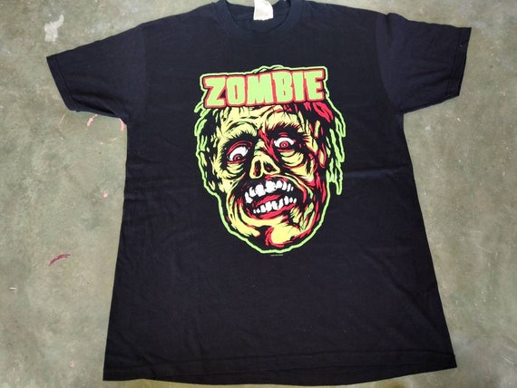 Vintage 90's Rob Zombie Bring Out Your Dead Band Black Large T