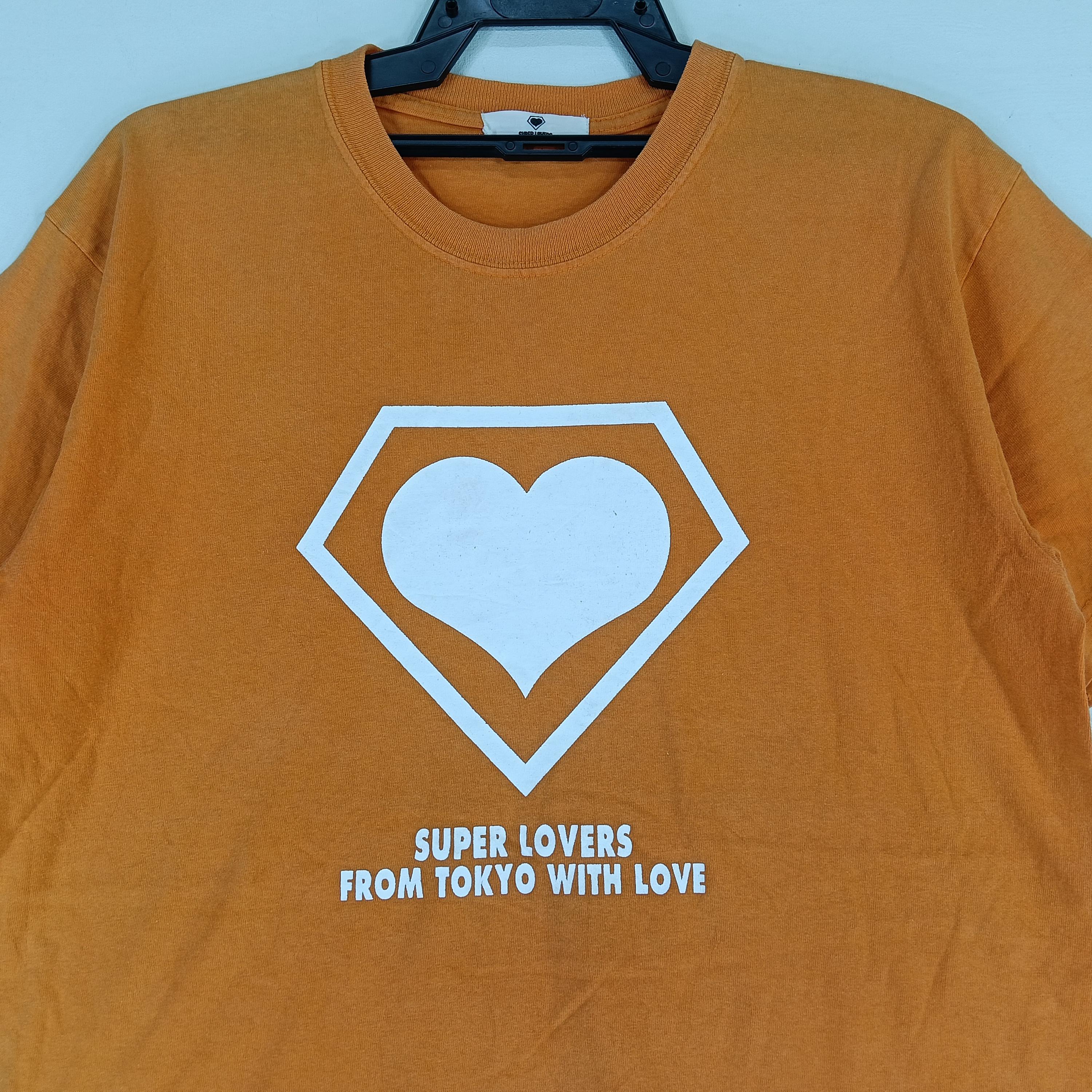 Vintage Super Lover Tokyo Orange Medium T Shirt Superlovers