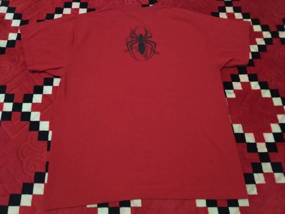 Vintage Spiderman Marvel Movie Red Large T Shirt … - image 5