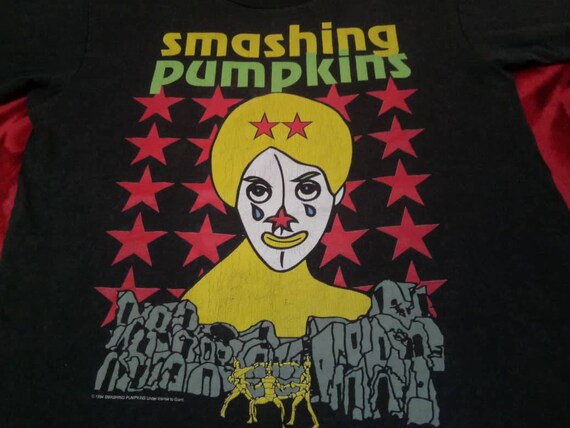 Vintage The Smashing Pumpkins band 90s men's t shi