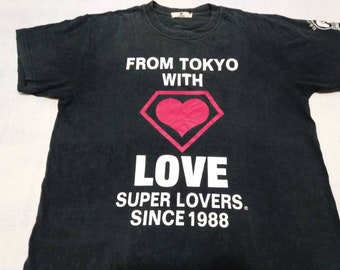 SUPER LOVERS◆カットソー/--/コットン/PNK AMBIDEX Store ○コーマワッフル 長袖クルーネック小花柄