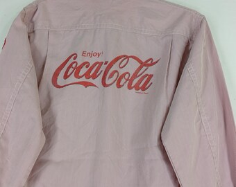 90年代ヴィンテージ コカコーラ ユニフォーム 作業員用ストライプ 90年代ヴィンテージ コカコーラ ユニフォーム 作業員用ストライプ