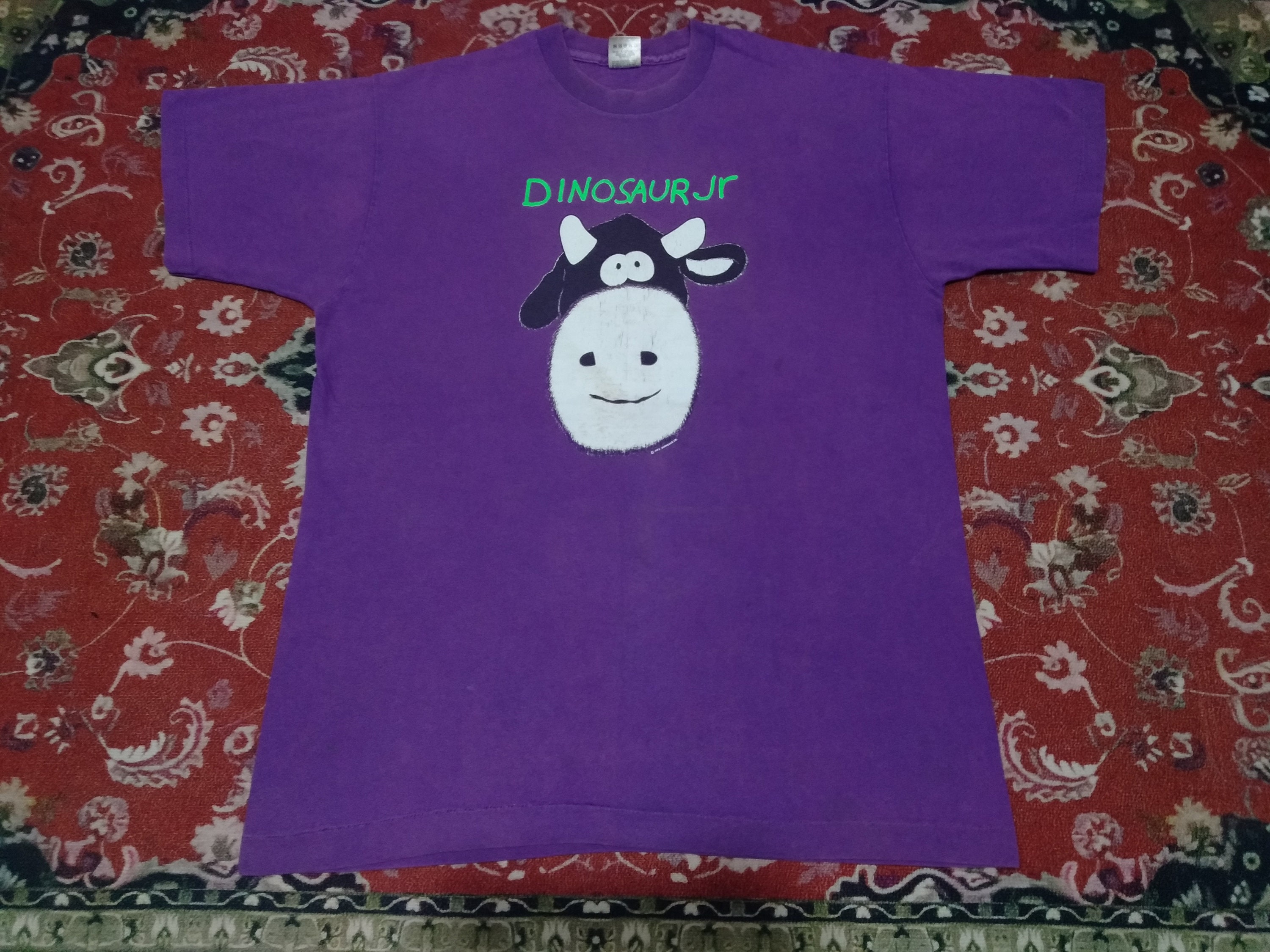 Vintage Dinosaur Jr American Rock Band Large Purple T Shirt 