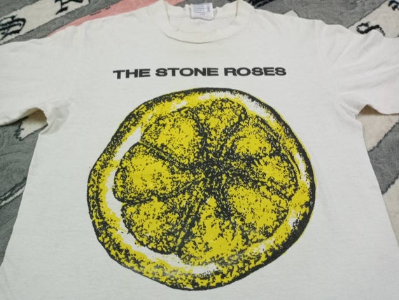 Vintage The Stone Roses Lemon indie band t shirt