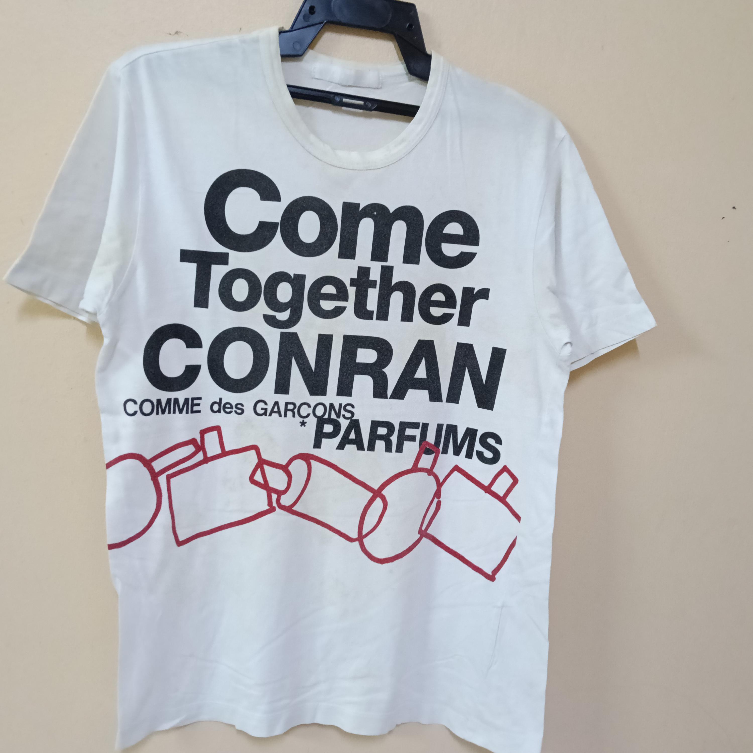 Vintage 90's Comme Des Garcons Japanes Brand Medium White T Shirt