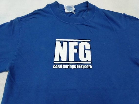 Vintage New Found Glory American Rock Band Blue Small T Shirt
