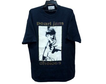 Vintage 1992 Pearl Jam Choices Shirt 9 out of 10 kids medium
