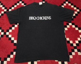 Vintage 90's Pizza of Death BBQ Chickens Japanese Record Black