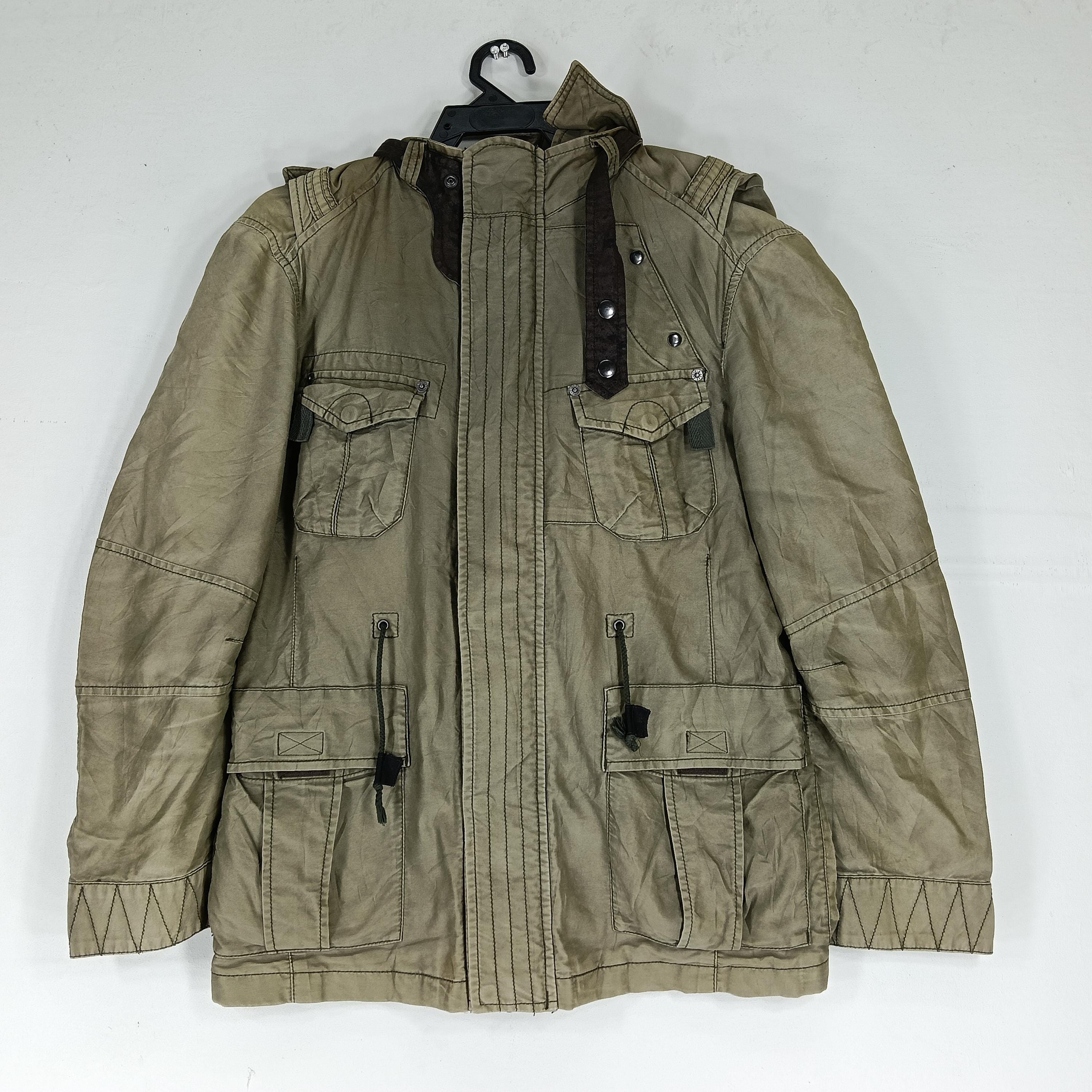 Vintage 90's PPFM Japanese Brand Olive Green Medium Jacket PPFM